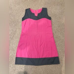 Fashion Retro Y2K Colorblock Sleeveless Mini Dress
